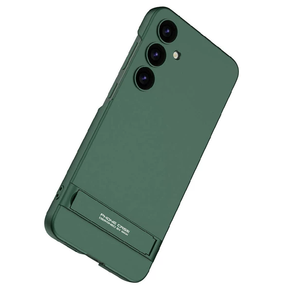 Vendas Samsung Galaxy S24 Plus Kılıf Zore Kamera Korumalı Dikey Standlı Ays Kapak - 6