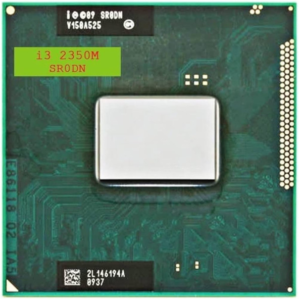 Intel Core i3-2350M SR0DN 2.3GHz 3MB Dual-core Mobile Processor CPU Socket G2 988-pin 2.EL