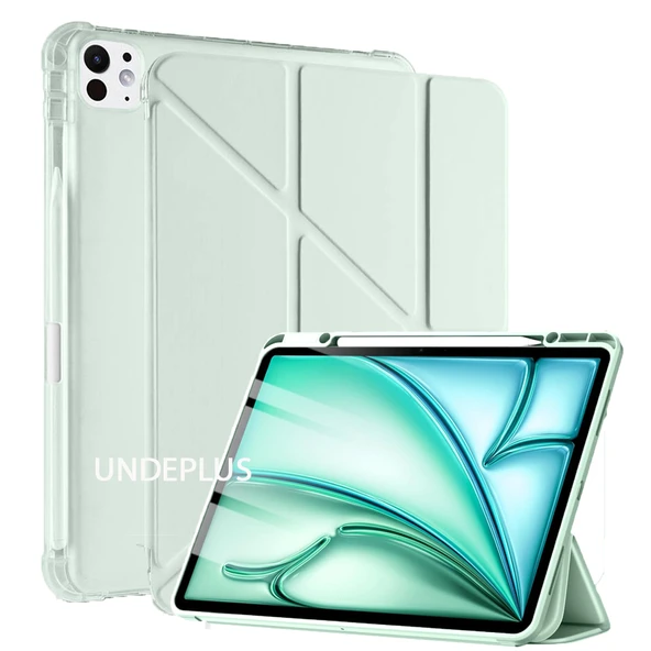 Apple iPad Pro 11 3. Nesil Kılıf Kalem Bölmeli Trifolding Case A2377 A2459 A2301 A2460 - 9