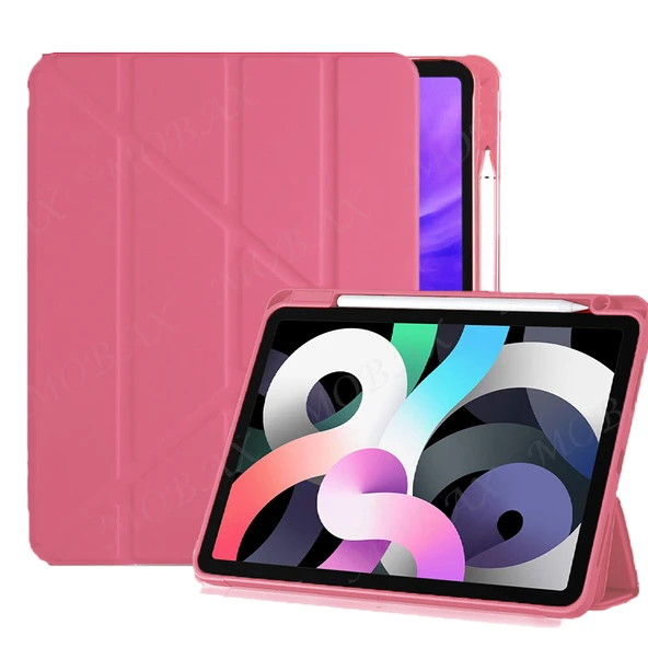 Apple iPad Pro 11 3. Nesil Kılıf Kalem Bölmeli Trifolding Case A2377 A2459 A2301 A2460 - 7