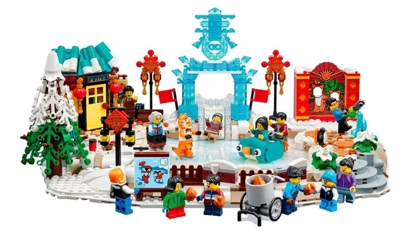 LEGO 80109 Chinese Festivals Yeni Ay Yılı Buz Festivali (1519 Parça )