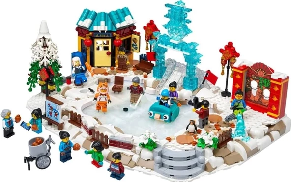 LEGO 80109 Chinese Festivals Yeni Ay Yılı Buz Festivali (1519 Parça ) - 2