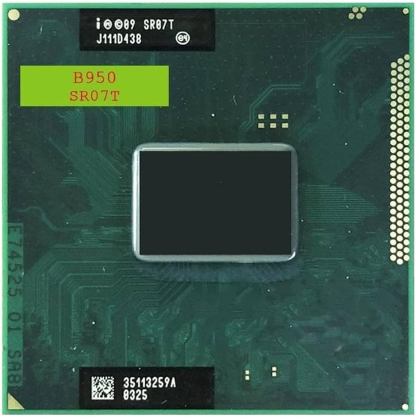 Intel Pentium B950 SR07T 2.10 Ghz 2.Nesil Notebook İşlemci 2.el