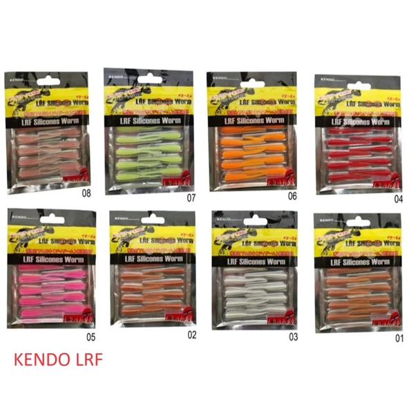 Kendo Karides Kokulu LRF Silikonu 5cm Suni Yem