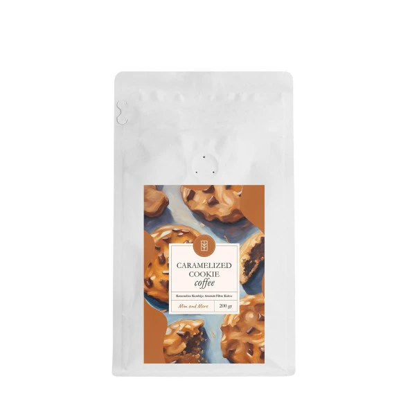 Mim and More Caramelized Cookie Coffee Karamelize Kurabiye Aromalı Kahve Filtre Kahve 200 Gr