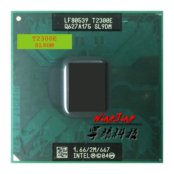 SL9JE GENUINE INTEL CORE DUO T2300E CPU LAPTOP 1.667GHZ SOCKET M - 2