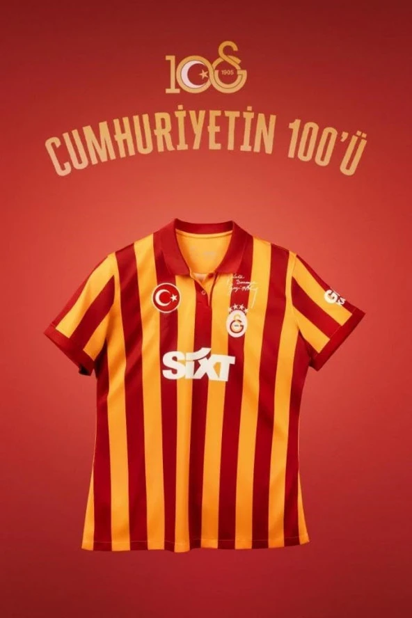 Galatasaray Orijinal Lisanslı 100. Yıl Forma - 6
