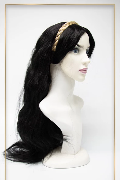 Lastikli Saç Örgü Bandı Fiber Sentetik (613H8) - Resim 2