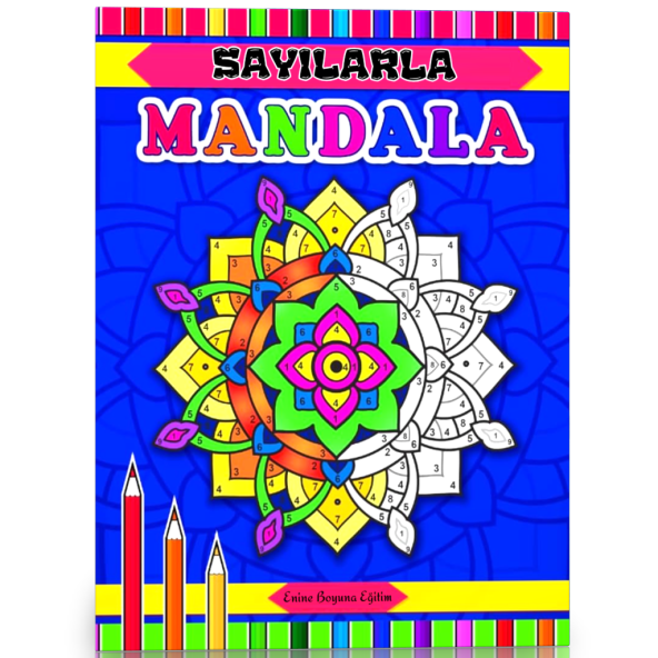 Sayılarla Mandala Boyama Kitabı  (100 MANDALA)