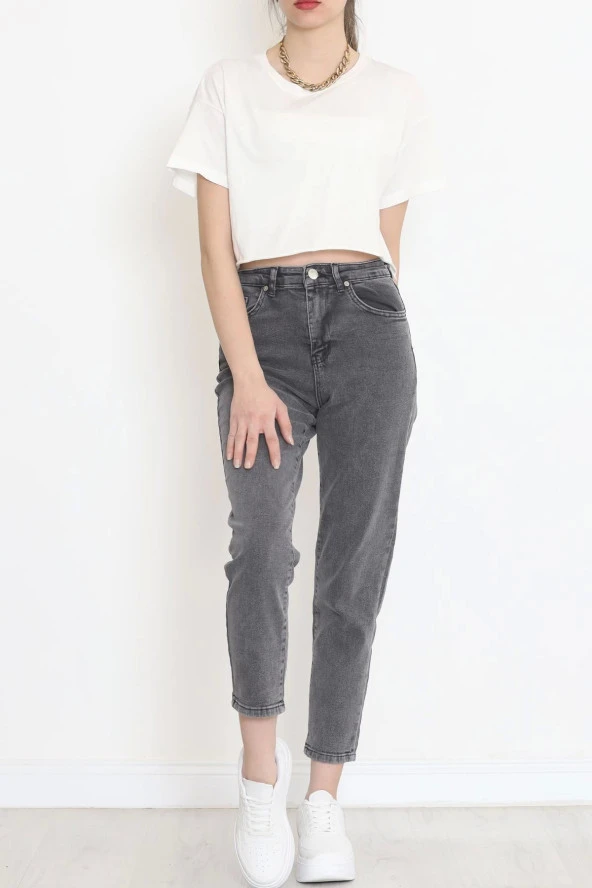 Boyfriend Kot Pantolon Açıkgri2 - 3