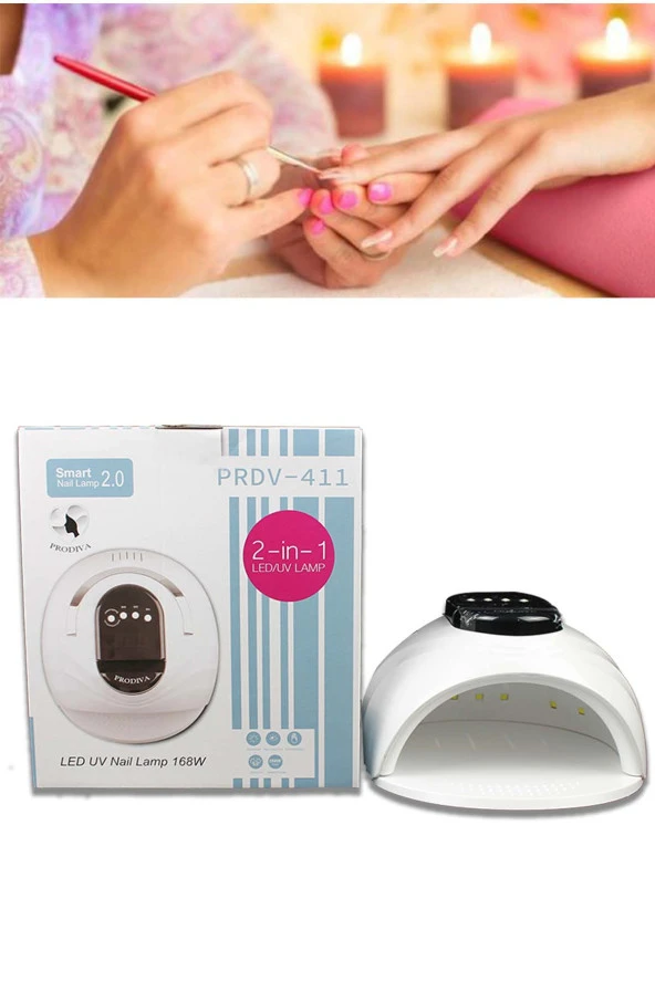 Prodiva 168W 42 Led Kalıcı Oje Protez ve Jel Tırnak Kurutucu - Türkiye'de İlk Telefon Tutucu Özelliği - 3
