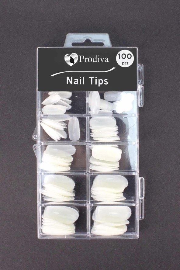 Prodiva 100'lü Kutulu Takma Tırnak - Nail Tips 55 No - 5