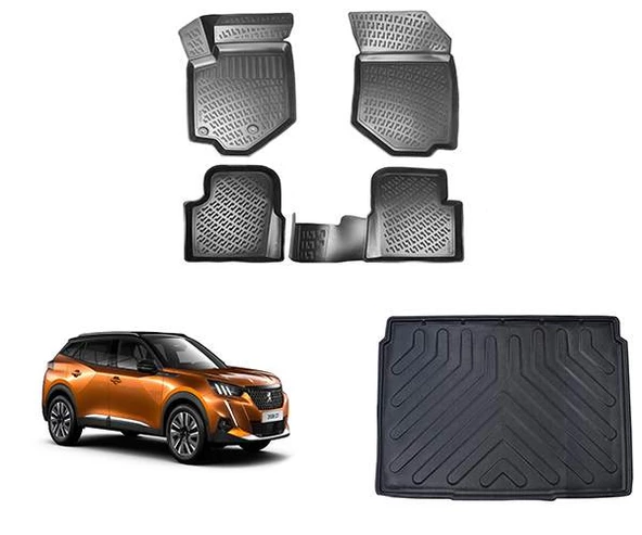 Peugeot 2008 2020+ Rizline 3D Paspas ve Bagaj Havuzu ürün görseli