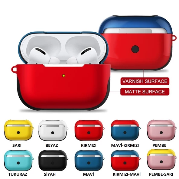 Apple Airpods 1. / 2. Nesil ile uyumlu Kılıf Shockproof Silikon Renkli Uyumlu Kılıf - 2