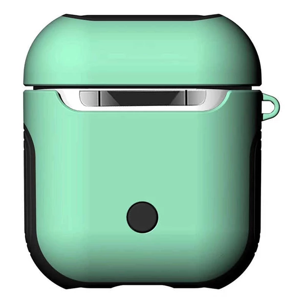 Apple Airpods 1. / 2. Nesil ile uyumlu Kılıf Shockproof Silikon Renkli Uyumlu Kılıf