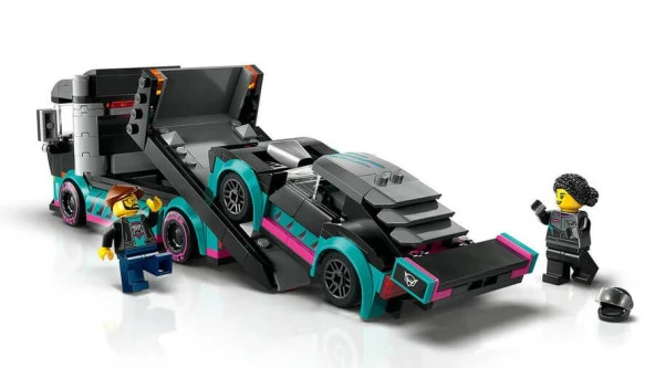 LEGO City 60406 Race Car and Car Carrier Truck - 5