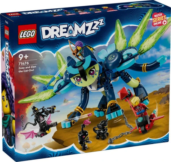 LEGO Dreamzzz 71476 Zoey and Zian the Cat-Owl