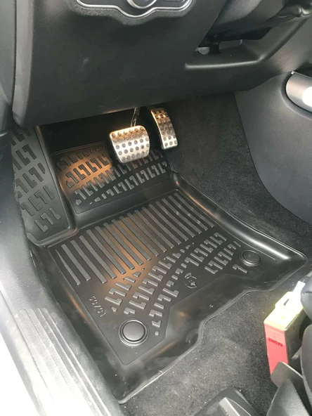 Rizline Mercdes EQB 2021+ 3D Havuzlu Paspas Siyah - Resim 3