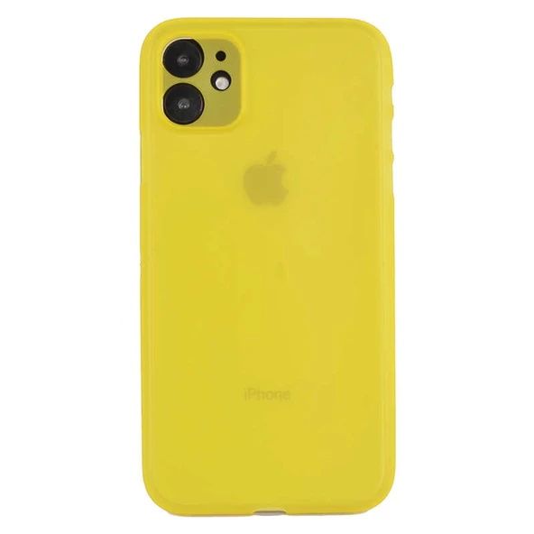 Apple iPhone 11 Kılıf Ultra İnce Hayalet Sert Kapak - 11