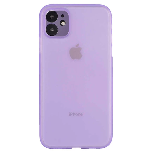 Apple iPhone 11 Kılıf Ultra İnce Hayalet Sert Kapak - 10
