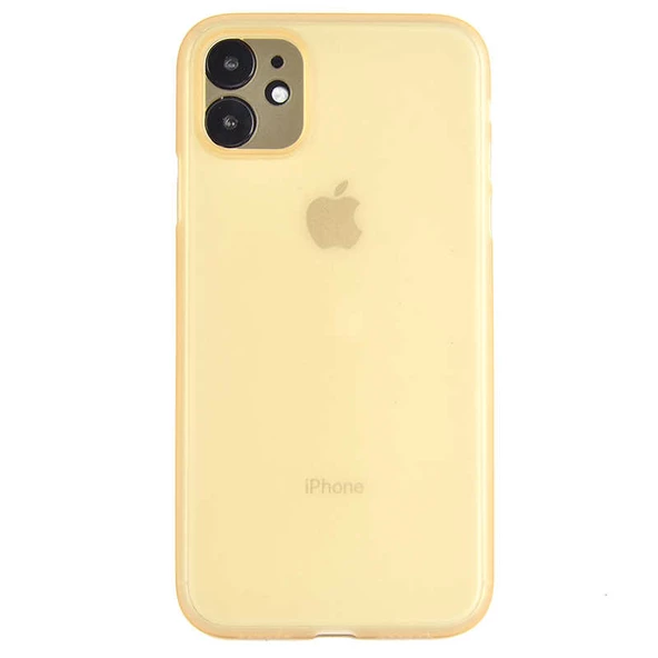 Apple iPhone 11 Kılıf Ultra İnce Hayalet Sert Kapak - 6