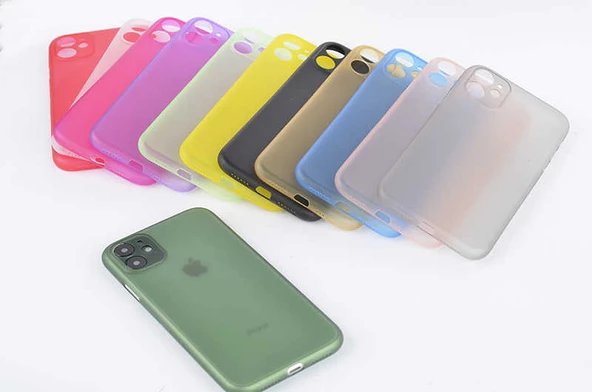 Apple iPhone 11 Kılıf Ultra İnce Hayalet Sert Kapak - 5