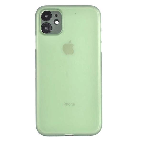 Apple iPhone 11 Kılıf Ultra İnce Hayalet Sert Kapak - 12