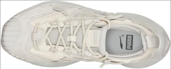 Puma Plexus Glacier Gray Ekru Deri Erkek Spor Ayakkabı 38632903 - 3