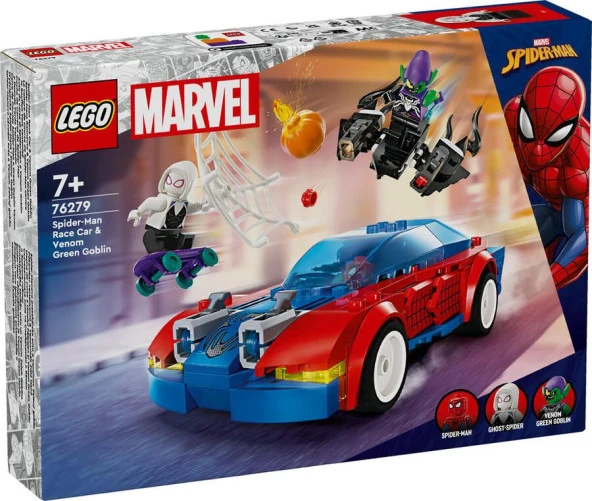 LEGO Super Heroes 76279 Spider-Man Race Car and Venom Green Goblin