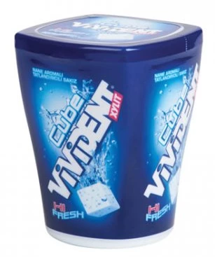 Vivident Mega Bottle Hi Fresh Cube 86gr 10 Adet - 2