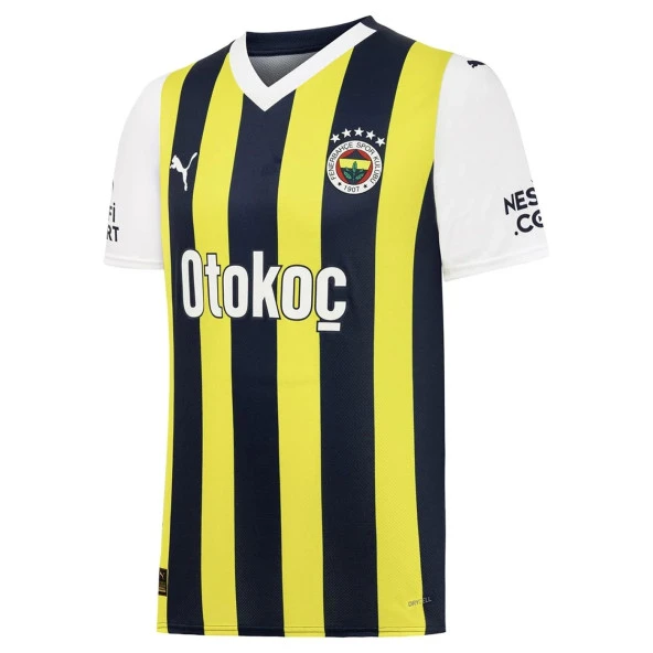 Puma 77200001 Fenerbahçe İç Saha Çubuklu Erkek Futbol Forma