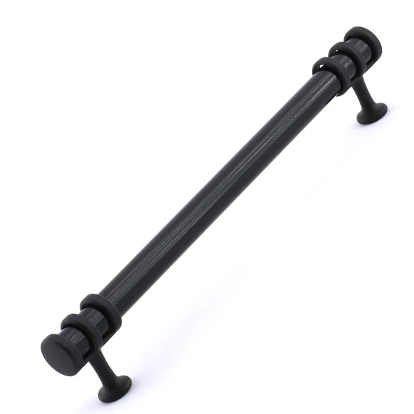 Sümbül Mobilya Mutfak Dolabı Çekmece Dolap Kulpları Kapak Kulpu Kulbu Siyah 128 Mm Metal Kulp - 2