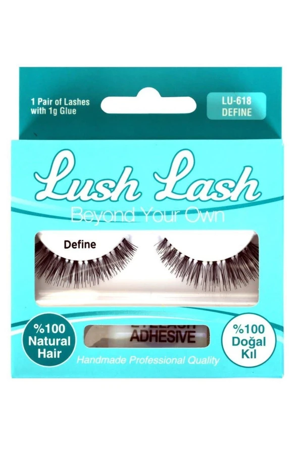 LUSH LASH %100 DOĞAL KIL DEFINE TAKMA KİRPİK