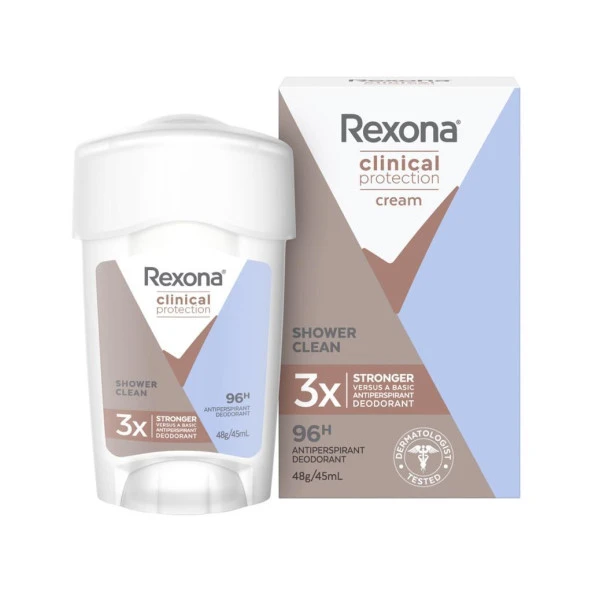 Rexona Clinical Protection Kadın Krem Deodorant 45 ml