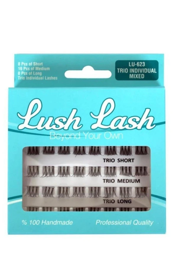 LUSH LASH TRIO TEKLİ KISA ORTA UZUN  TAKMA KİRPİK