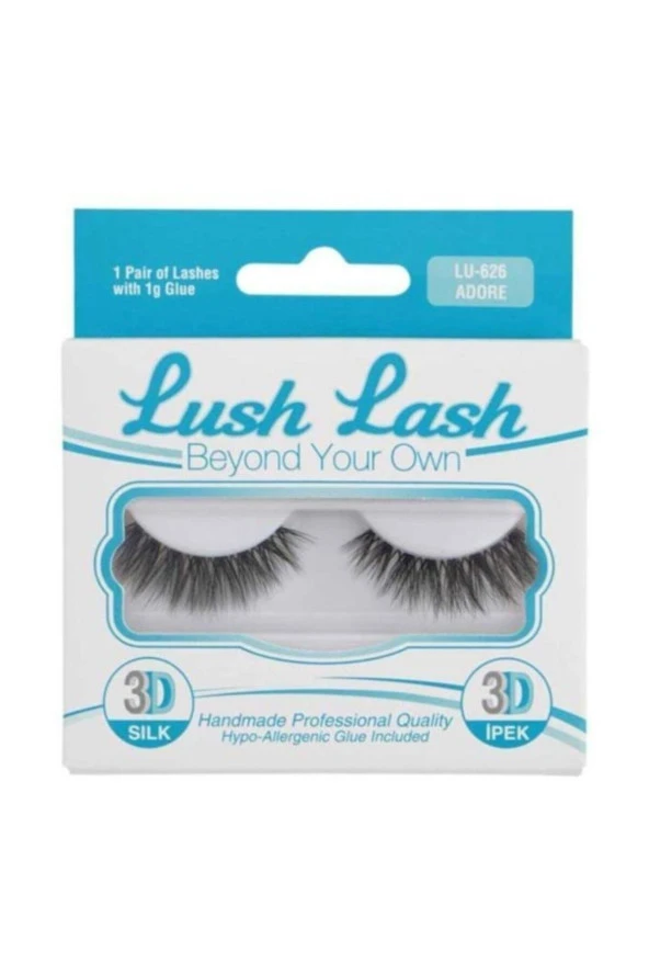 LUSH LASH 3D İPEK KİRPİK ADORE