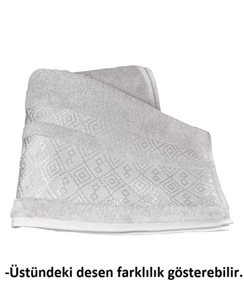 Özdilek 2 Adet Pamuklu El-Yüz Havlusu (50x80)-Dory Gri - 3