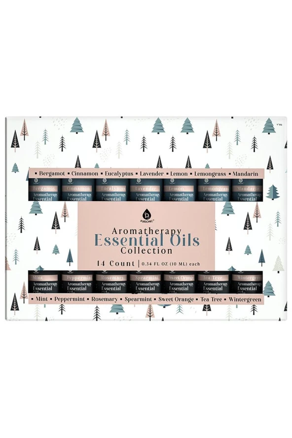 Pursonic Aromathrapy Essential Oils Collection 14x10ML