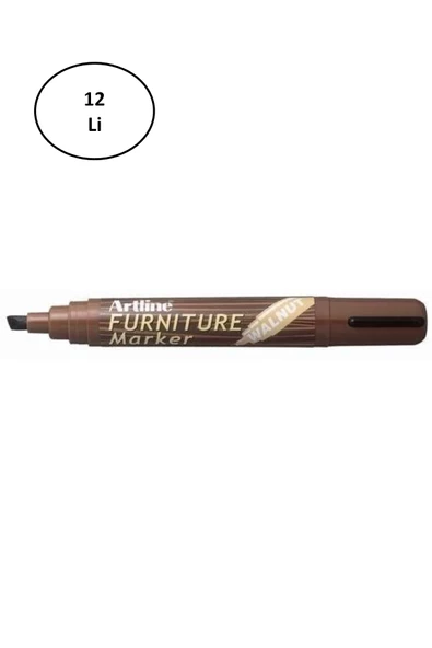 Artline Furniture Ahşap Marker Ek 95 Walnut Ceviz 12'li - 2