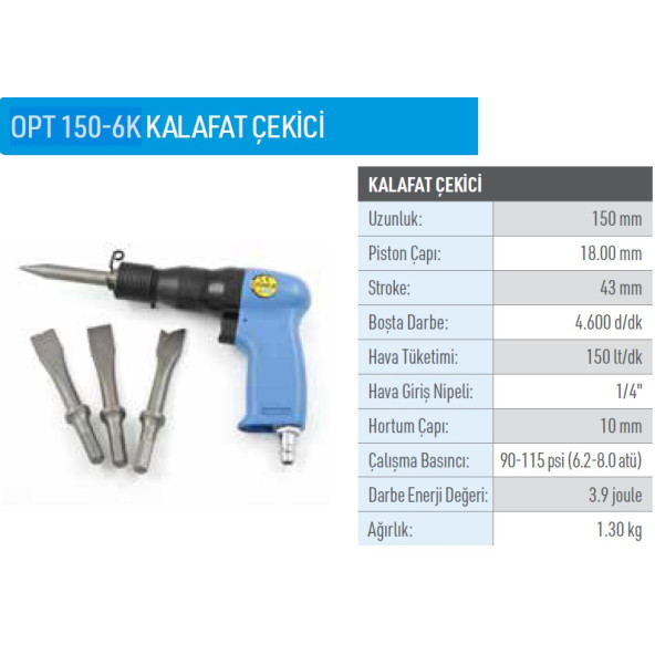 Osaka Opt 150-6K Havalı Kalafat Çekici - 2