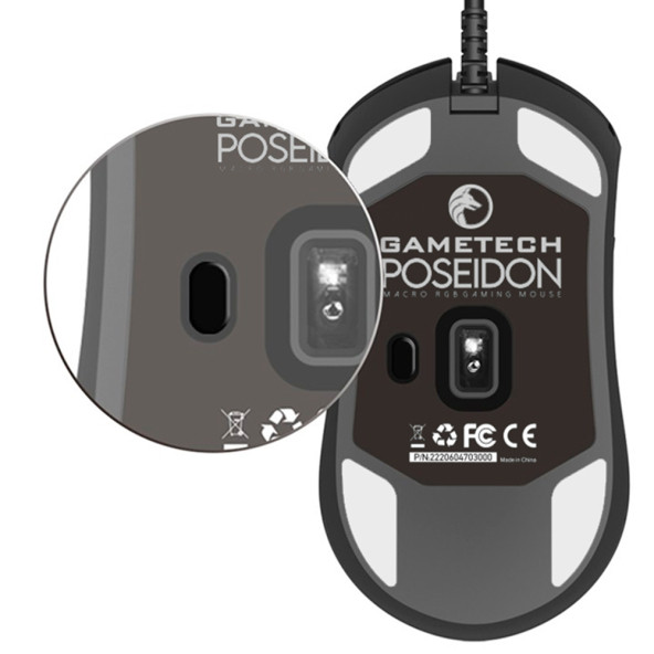 Poseidon Pmw 3325 Sensor Rgb 10.000 Dpı Gaming Oyuncu Mouse - 6
