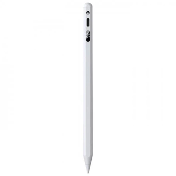 Polham Dux Series Uzun Şarjlı Apple İpad Serisi İçin Stylus Kalem, Hassas Çizim Kalemi, Şarj Durum Göstergeli Kalem