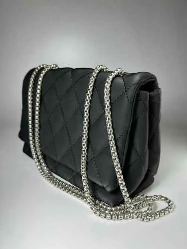 Bagorama CAPIC Kadın Zincirli Kapitone Suni Deri Omuz Çantası - 4