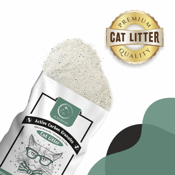 SOPHRESH AS250 Aktif Karbonlu Granüllü 5 Lt Kedi Kumu / Cat Litter - 3
