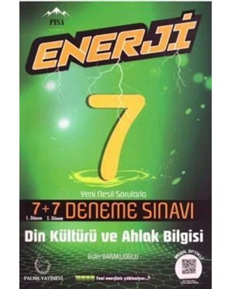 7. Sınıf Enerji Din Kültürü ve Ahlak Bilgisi 7+7 Deneme Sınavı