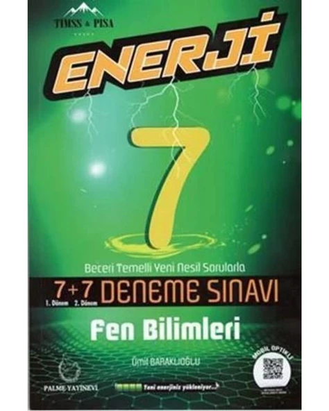 7. Sınıf Enerji Fen Bilimleri 7+7 Deneme Sınavı
