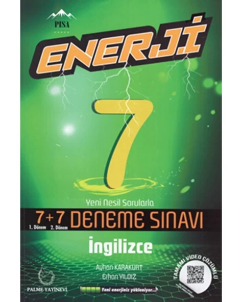 7.SINIF ENERJİ İNGİLİZCE 7+7 DENEME SINAVI