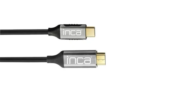 INCA ITCH-02TX USB Type-C =>HDMI ÇEVİRİCİ KABLO 2m (Giriş : USB Tip-C => Çıkış : HDMI) (4K 3840×210)