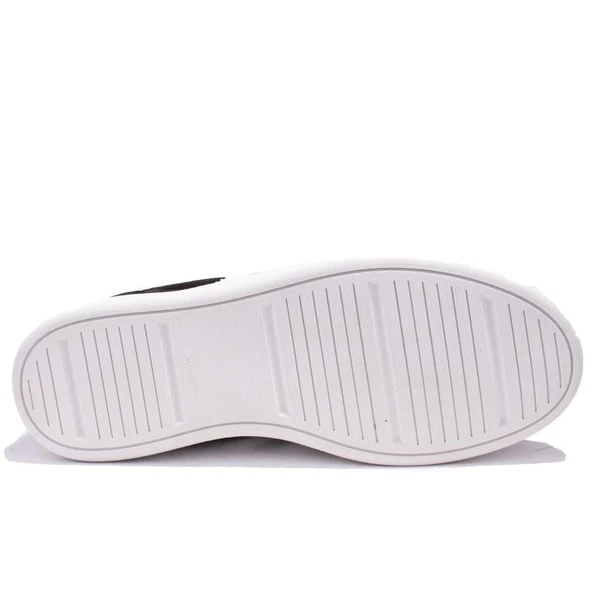 Hammer Jack 10224155 Siyah Beyaz Süet Günlük Erkek Deri Ayakkabı - Resim 4