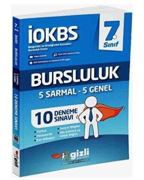 7. Sınıf İOKBS Bursluluk 10 Deneme Sınavı